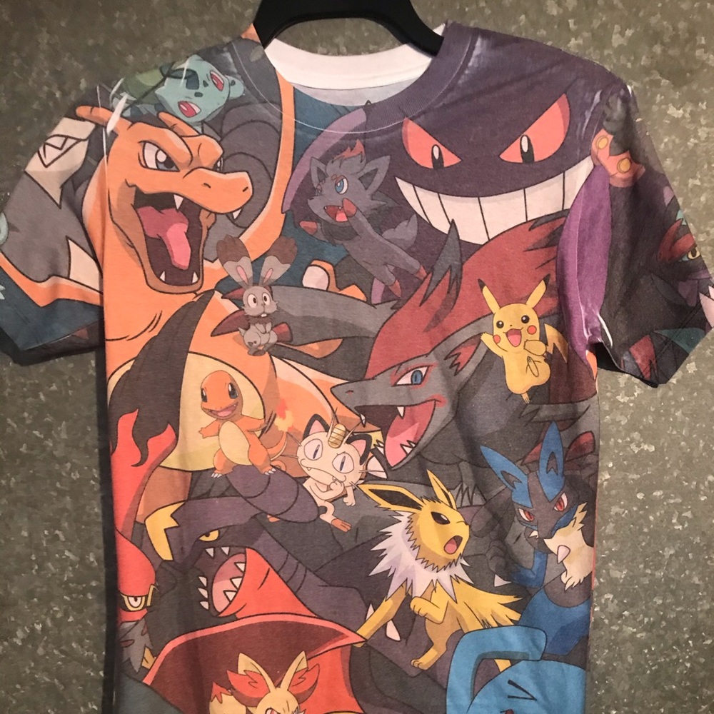 Pokemon Sublimated All Over Print T-shirt